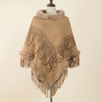 Cape Hiver Chic camel sur buste