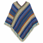 Poncho Yourte Douce, vue d'ensemble sur fond blanc