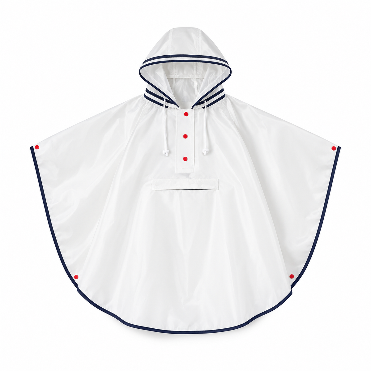 Poncho Petit Explorateur, vue d'ensemble sur fond blanc